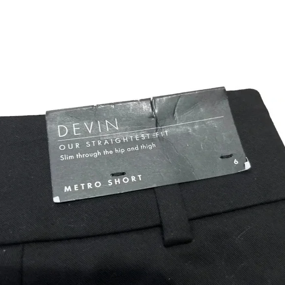 NWT Ann Taylor Devin Metro short black. Size 6 - Picture 7 of 7